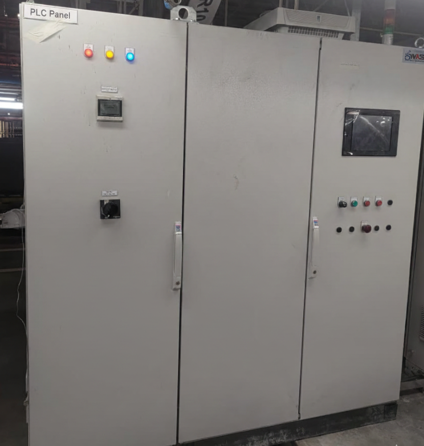 PLC control panel built by Swas Automation